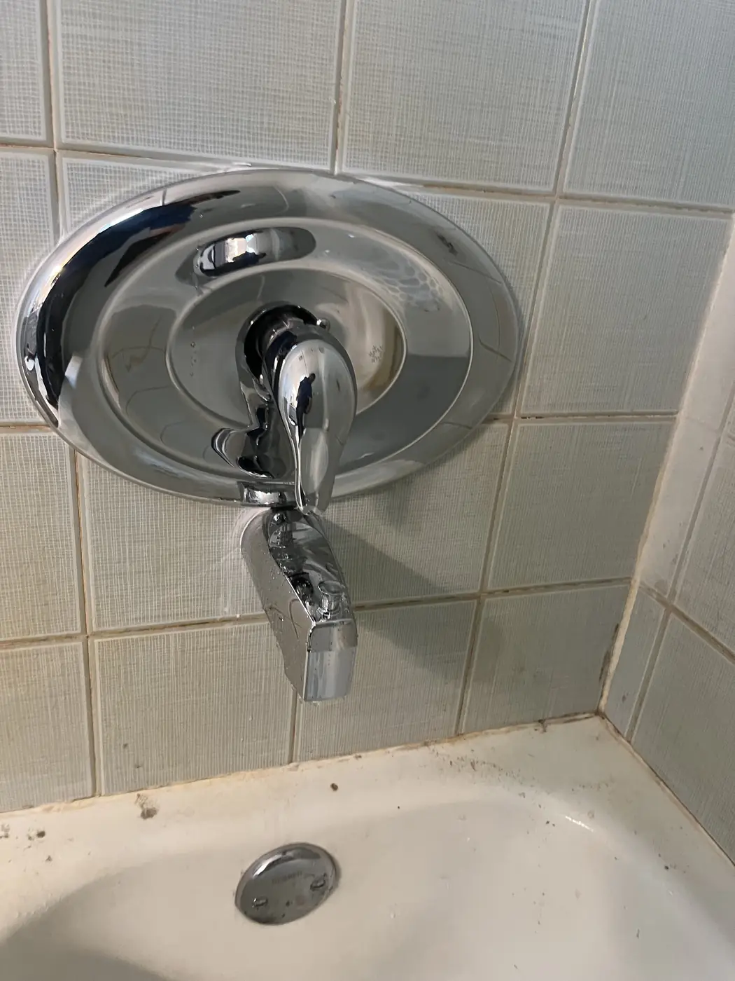 New shower valve and trim